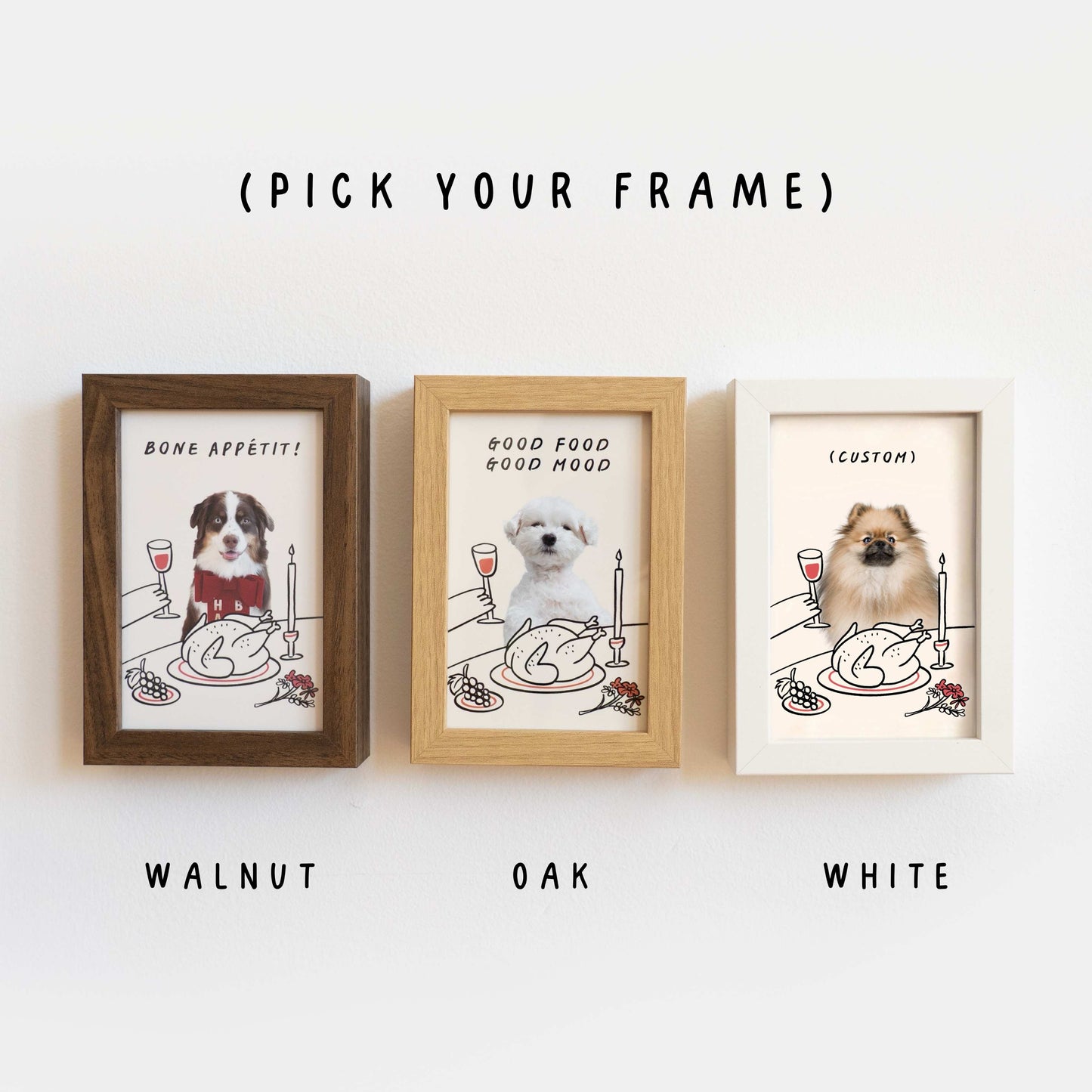 Custom Pet Portrait Wall Art