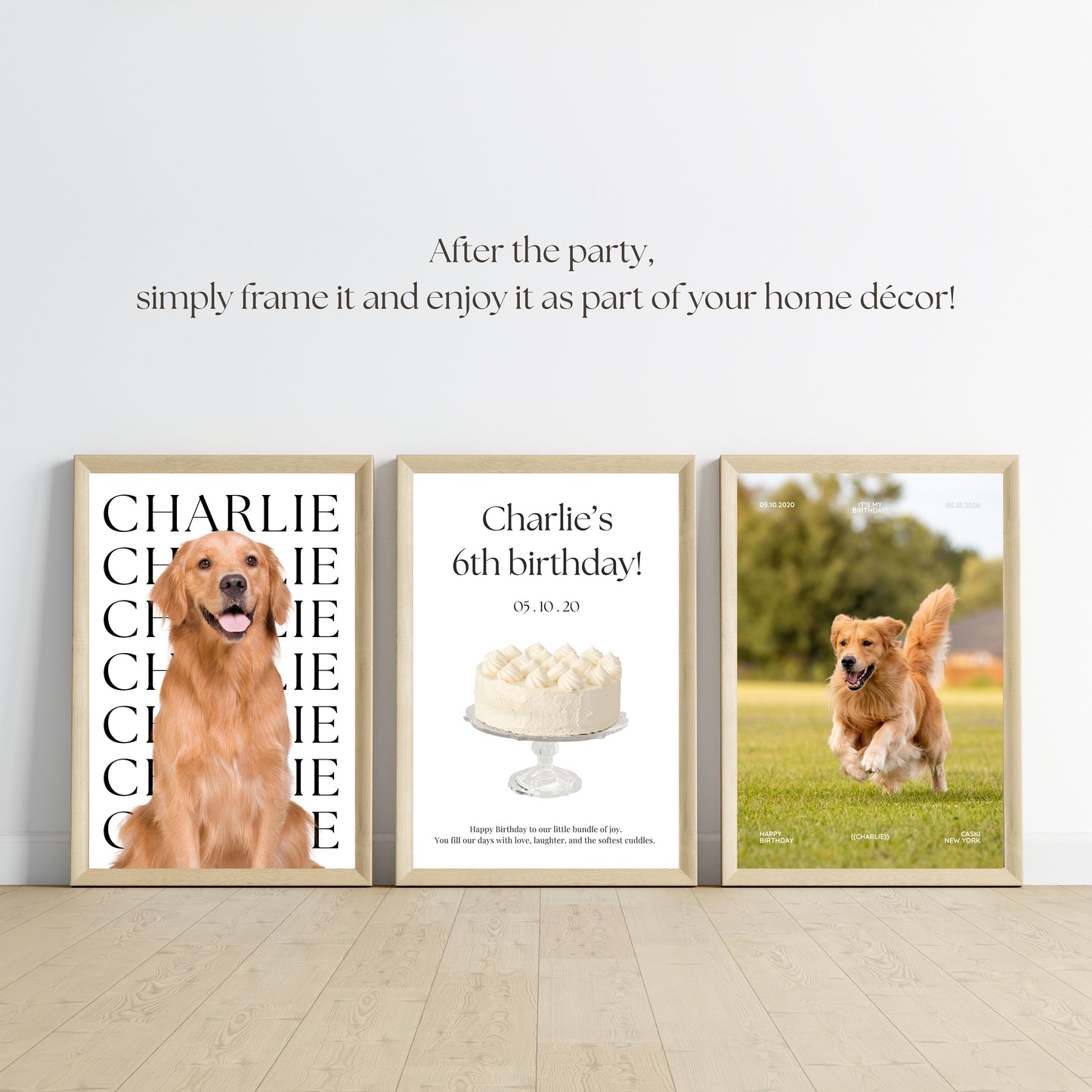 Custom Pet Birthday Poster