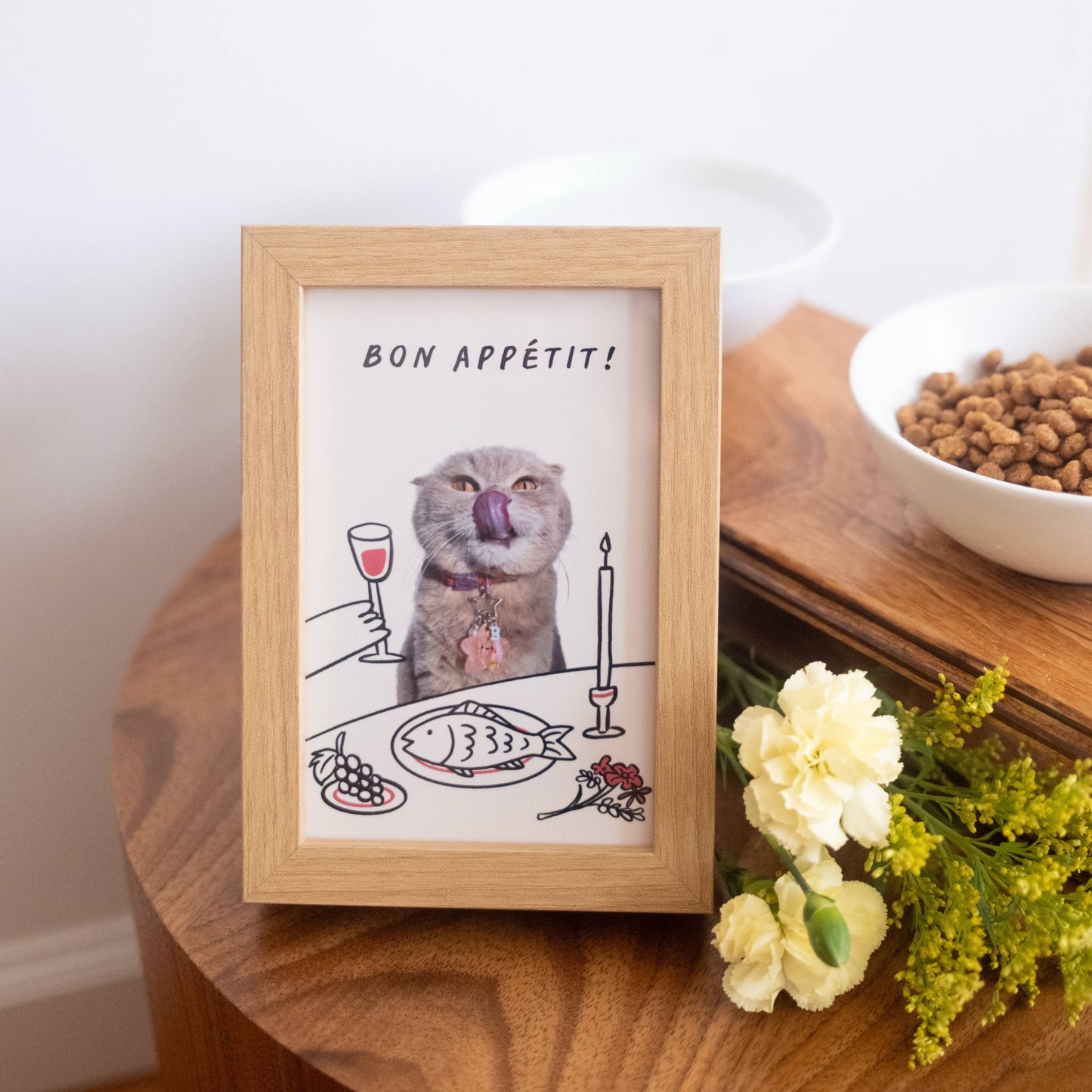 Custom Cat Portrait Wall Art