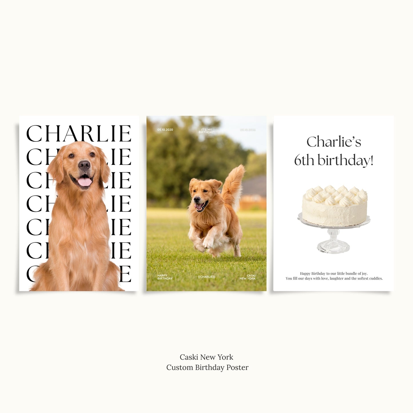 Custom Pet Birthday Poster