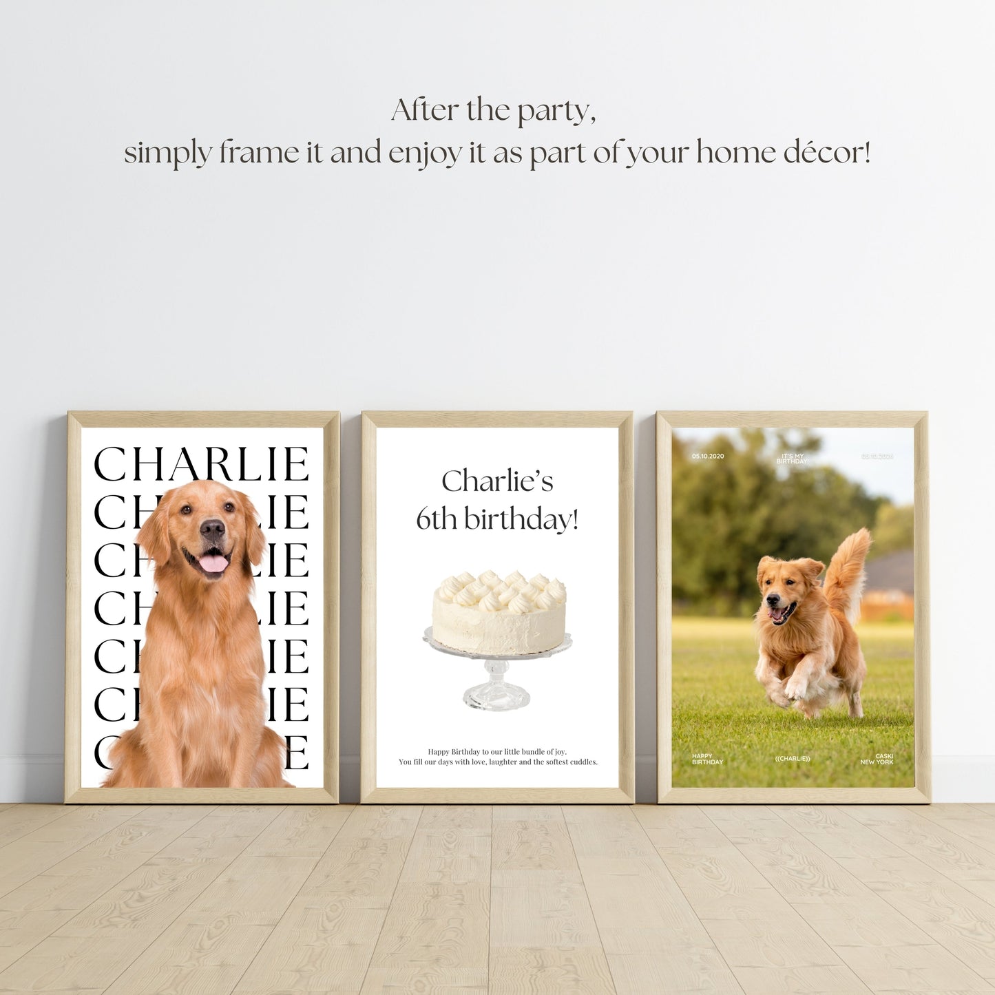 Custom Pet Birthday Poster